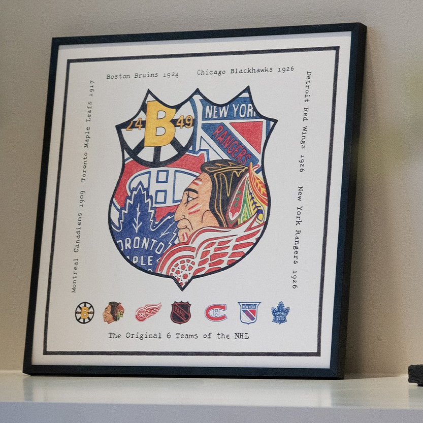 The Original 6 Shield