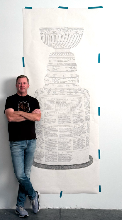Lord Stanley's Cup - Carolina Hurricanes Personalized Season Ticket Holder Edition (24x36 Artwork Print)