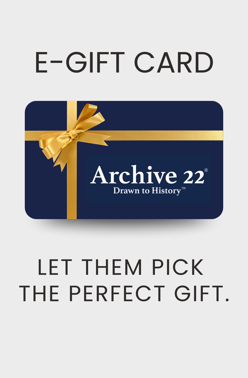 Archive 22 E-Gift Card – Archive22
