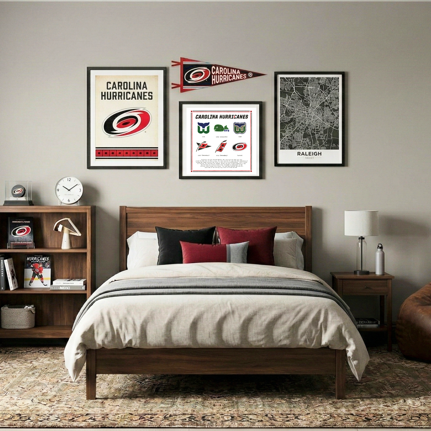 The Logo Evolution of the Carolina Hurricanes