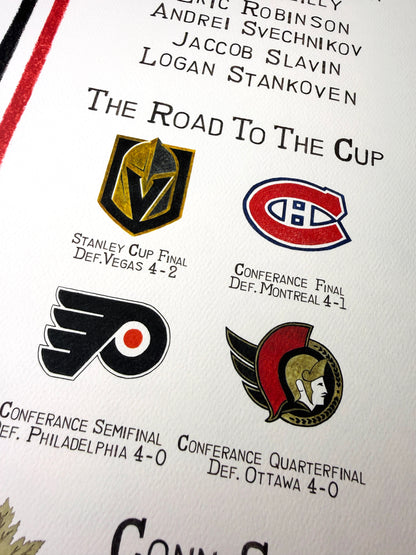 Lord Stanley's Cup - Carolina Hurricanes 2026 Fan Edition (24x36 Artwork Print)
