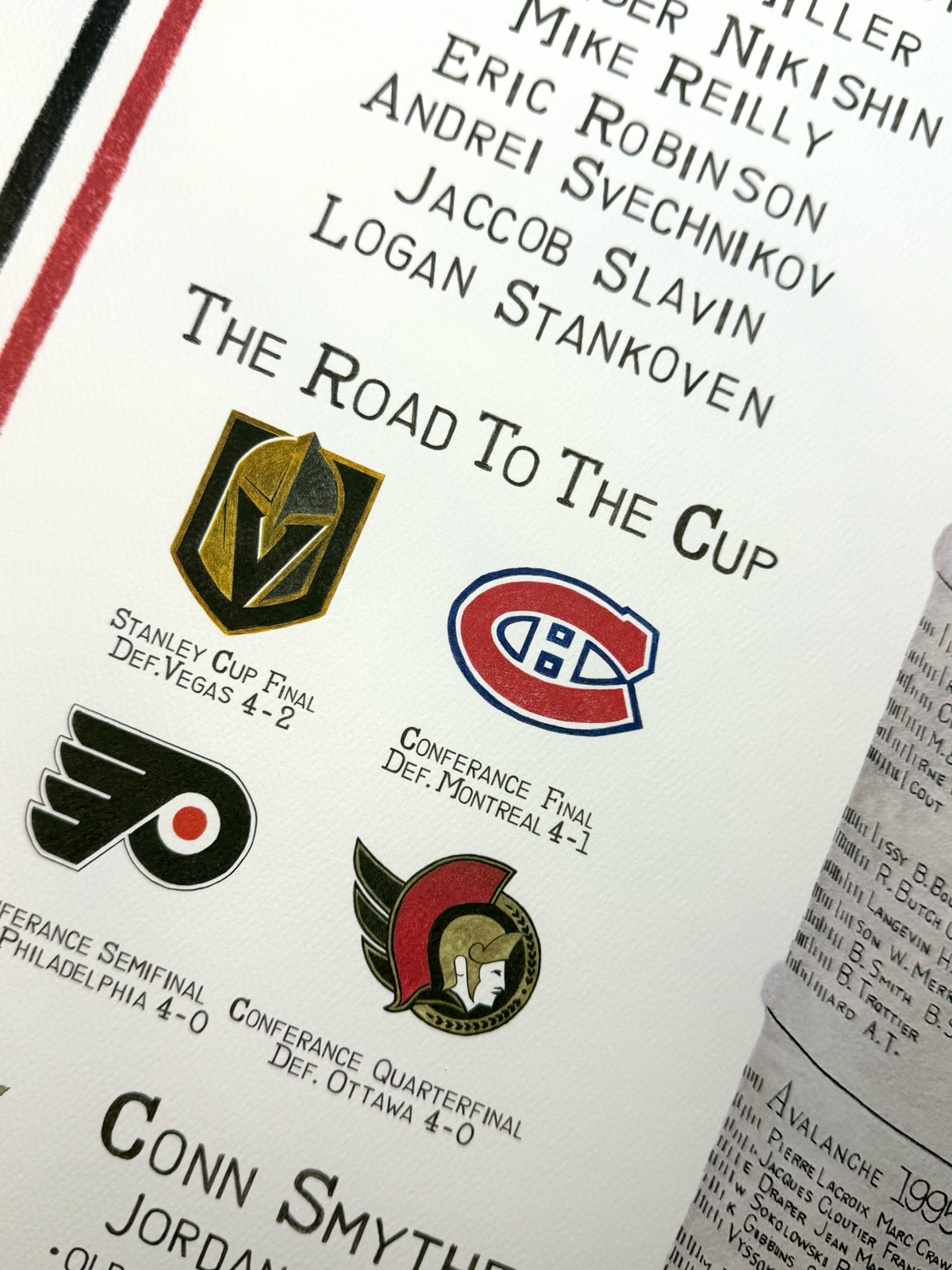 Lord Stanley's Cup - Carolina Hurricanes Personalized Season Ticket Holder Edition (24x36 Artwork Print)