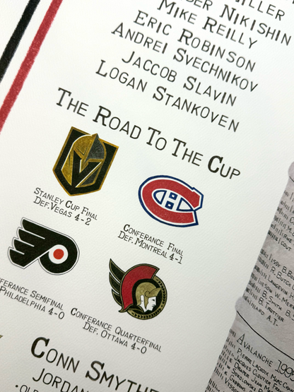 Lord Stanley's Cup - Carolina Hurricanes Personalized Season Ticket Holder Edition (24x36 Artwork Print)
